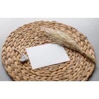 Boucles d’oreilles en rotin naturel – Bijoux fantaisie style bohème